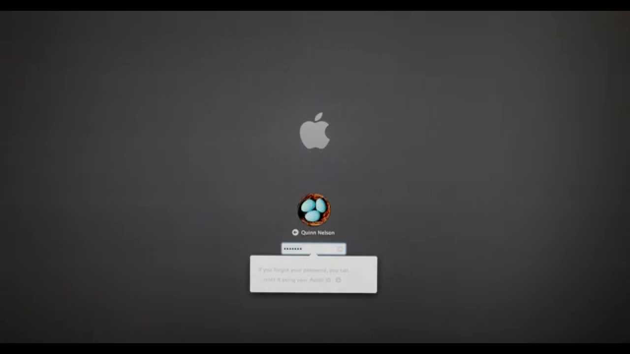 Forgot admin password on mac
